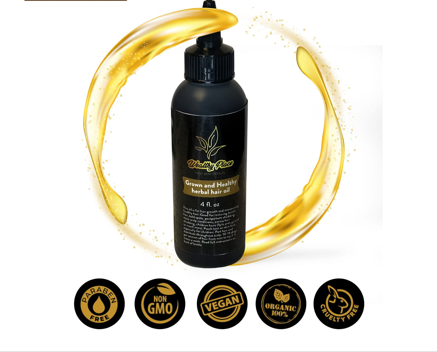 Grown and Healthy Herbal Oil